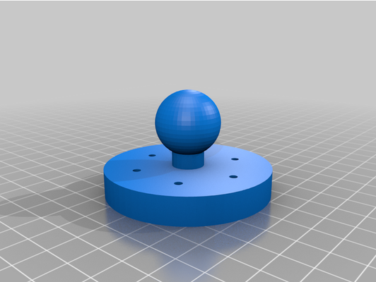 magsafe ballhead mount v2 by cruwe 3d print model - Mito3D