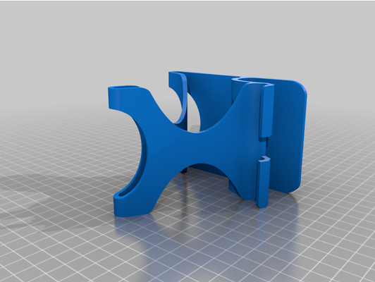 curvy phone stand by osenji holder iphone 3d print model - Mito3D