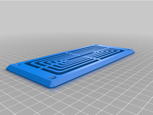 hvac vent by sillicone bathroom door grill trlfter 3d print model - Mito3D