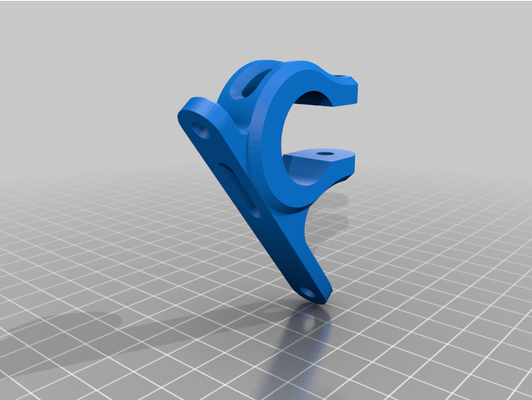bicycle handlebar adapter bottle cage by krustymax mount 3d print model - Mito3D