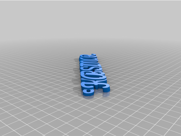 my personalizado iamburny texto chaveiro by lava rasteira 3D print model - Mito3D