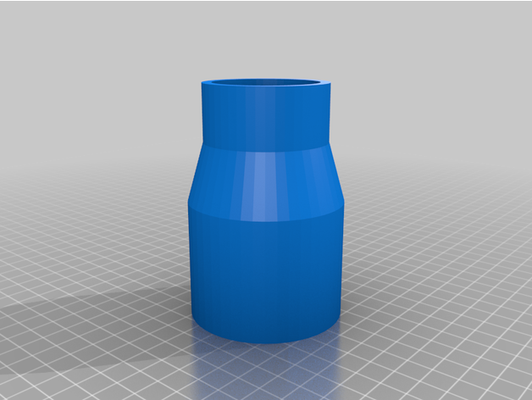my customized vacuum hose adapter by lancerg89 3d print model - Mito3D