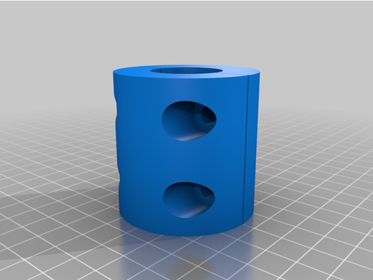 my angepasst parametrisch axis koppler stepper gewinde stange kupplung by abonnieren 3d print model - Mito3D