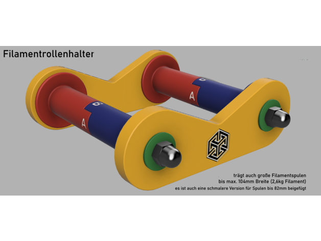 basit iplik biriktirmek kulp destek by darwin 3D print model - Mito3D