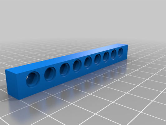 my customized lego-compatible brick by grabobs 3d print model - Mito3D