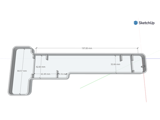 kaliper ambalaj metro by anjiyoz durum kılıf pakimetre günah işledim 3d print model - Mito3D