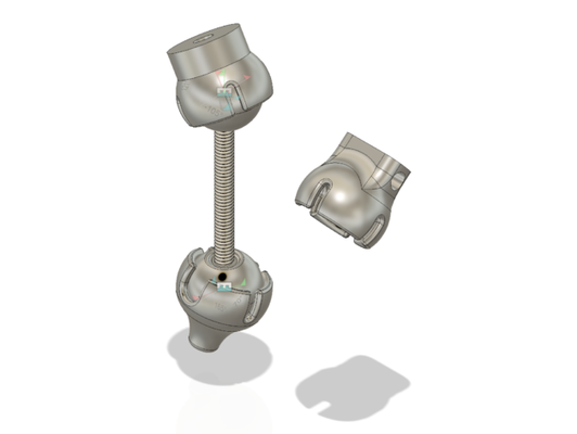 pelota enchufe conectores 1 4 20 varilla by gilesclemente aire explosión cnc popular rosario 3d print model - Mito3D