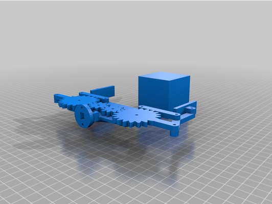 my customized parametric robot claw by ziko 3d print model - Mito3D