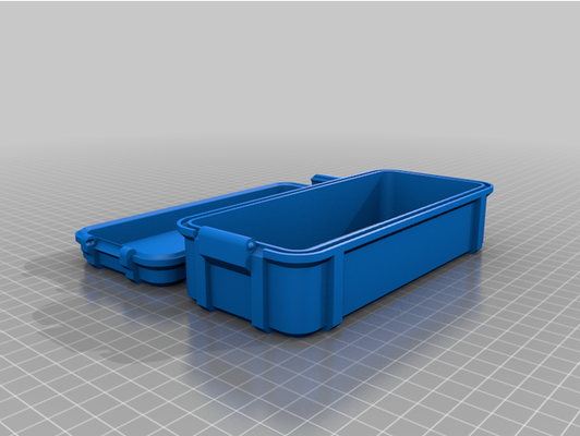 my personalizado parametrizável áspero caixa v2 openscad by tlgrafica3d 3d print model - Mito3D