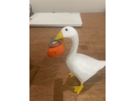 entitled goose untitled game - magnet beak by nazpoato remix video 3d print model - Mito3D