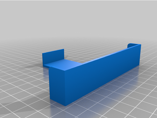 my personalizzato tessuto scatola titolare supporto parete montare parametrico by joepro19 3d print model - Mito3D