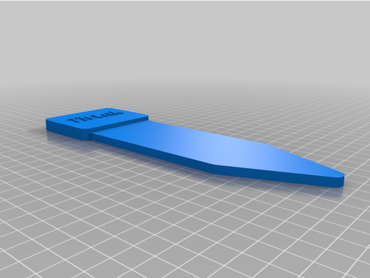 bookmark by cobbcoding 3d printing book freecad intelligence thinking 3d print model - Mito3D