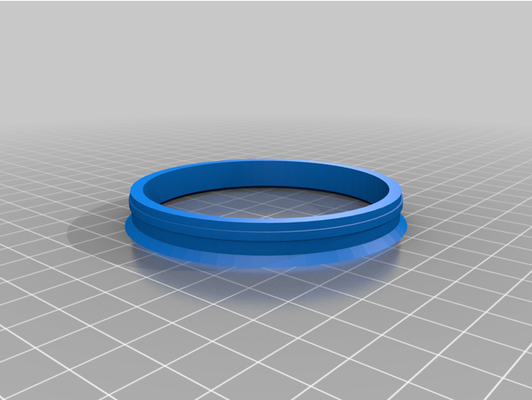 my customized hub centric ring 731 661mm nissan by antoniofi 3d print model - Mito3D