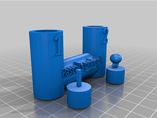 pascal principe petit tester science jouet by crazygirl099 ngss css énergie hydraulique pompe pascals physique école projet 3d print model - Mito3D