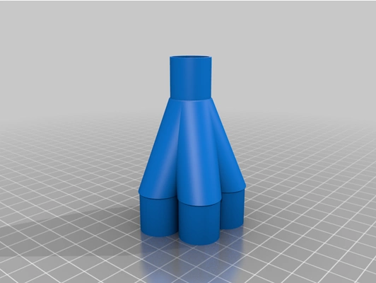 my personalizado personalizador modelo cohete racimo transición fábrica by cygnusx 1 3d print model - Mito3D
