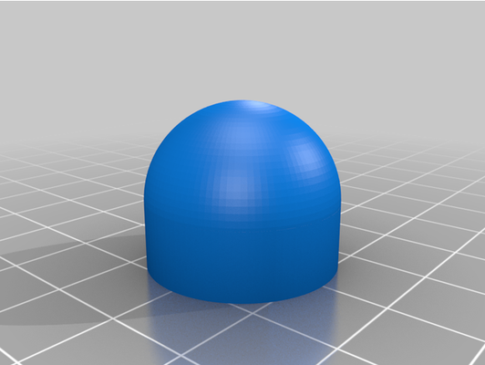 my customized parametrized bolt cap by jetlag71 3d print model - Mito3D