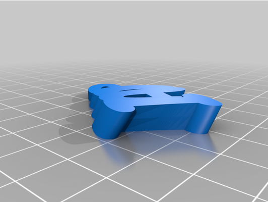 my personalizzato iamburny's v2 testo portachiavi by aleseba 3d print model - Mito3D