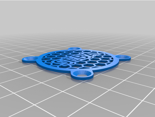 my personalizzato fan griglia copertine by aleseba 3d print model - Mito3D