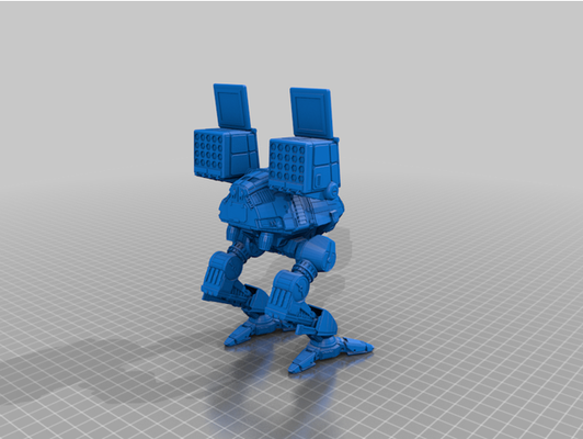catapult mechcommander style by cokefiend 3d print model - Mito3D