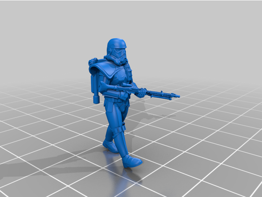 imperial soldados areia by kafziel interpretação papéis estrela guerras stormtrooper 3d print model - Mito3D