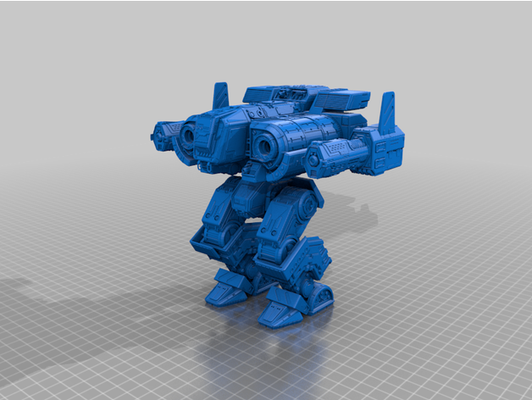 mw4 fafnir by viciado cocaína mechwarrior 4 3d print model - Mito3D