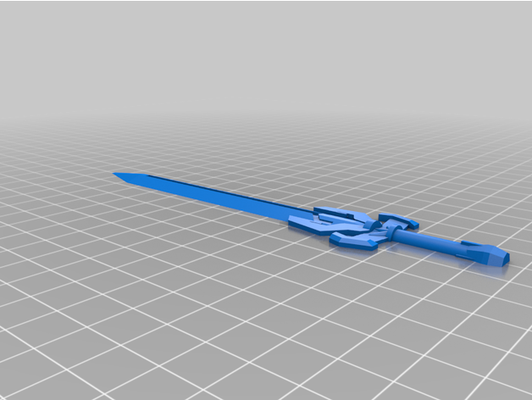 épée transformateurs by falcong1 3d print model - Mito3D