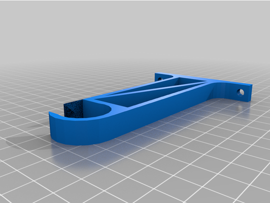 my angepasst parametrisch rohr hanger22mmid by oldthefixer 3d print model - Mito3D