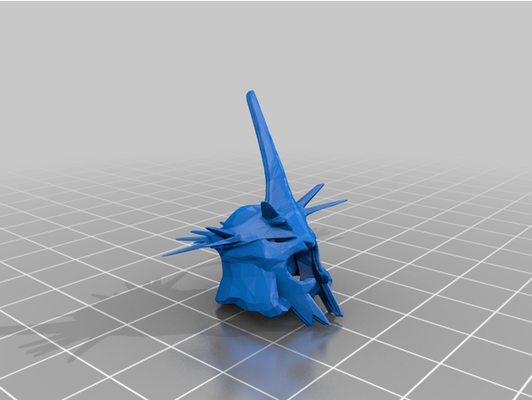 bruxa rei cabeça by oogainthehouse 3d print model - Mito3D