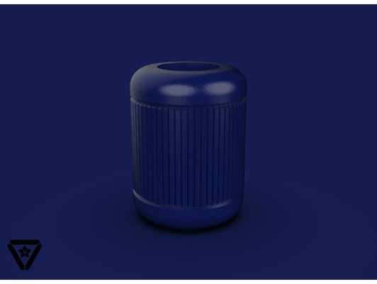 32 zylinder linien geometrisch pflanzer topf v1 misa zoll by minami hiyashi container blume vase garten gartenarbeit geometrie lager 3d print model - Mito3D