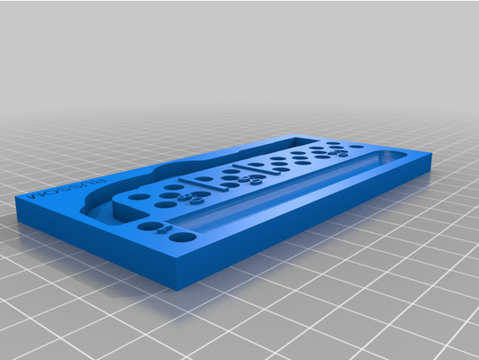 nozzle tool tray by russomstudio 3d print model - Mito3D