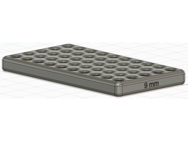 9mm reloading tray by edwardvin 3D print model - Mito3D