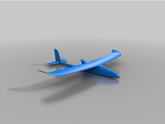 katı stl dosya of lw pla rc uçak by dbm0926 3d print model - Mito3D