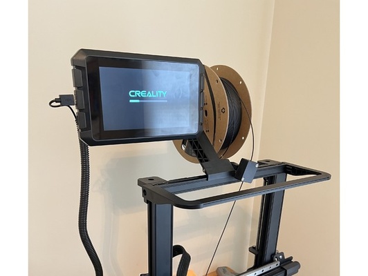 creality sonic pad spool mount by falconwelder 3d print model - Mito3D