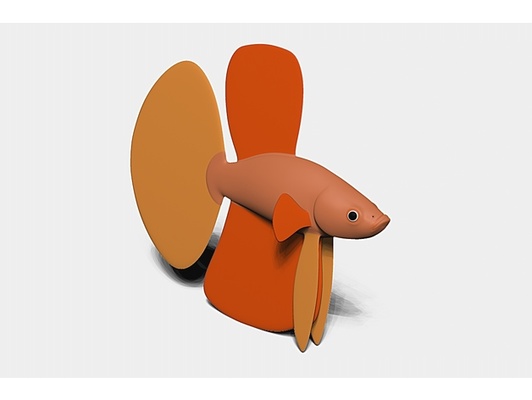 betta fisch by pobabys 3d print model - Mito3D