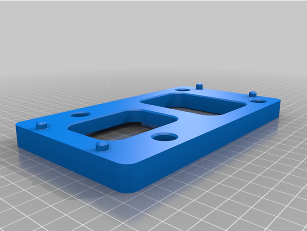 j-pein mount bearing plate virpil warbd by planes01 3D print model - Mito3D