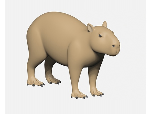 capibara by pobaby 3d print model - Mito3D