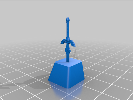 master sword keycap by ikto 3d print model - Mito3D