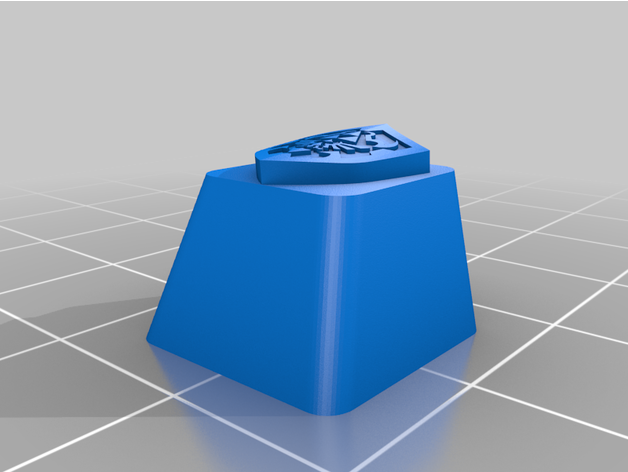 hylian scudo keycap by ikto 3D print model - Mito3D