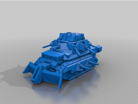 tank by ağustos yaratıcısı minibüs terörizm 3d print model - Mito3D