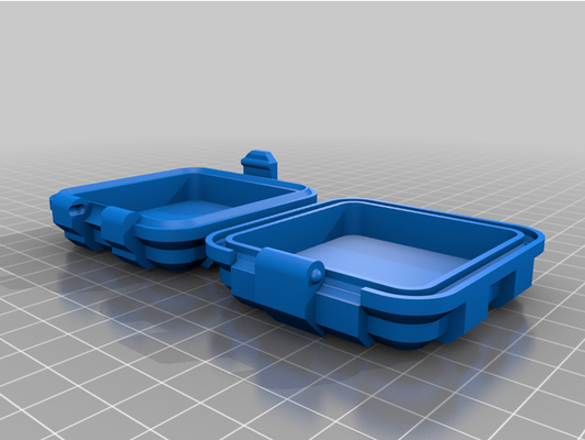 my customized parametrizable rugged box v2 openscad by hansklok77 3d print model - Mito3D