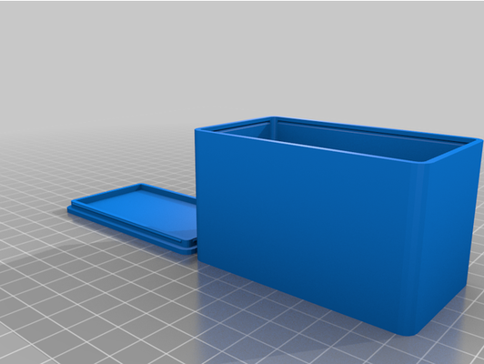 my customized box snap on cover - parametrised openscad by stephen78a 3d print model - Mito3D