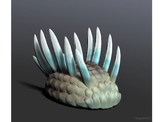 wiwaxia by dragonartist15 animal disparu invertébré sculpture zbrush 3d print model - Mito3D