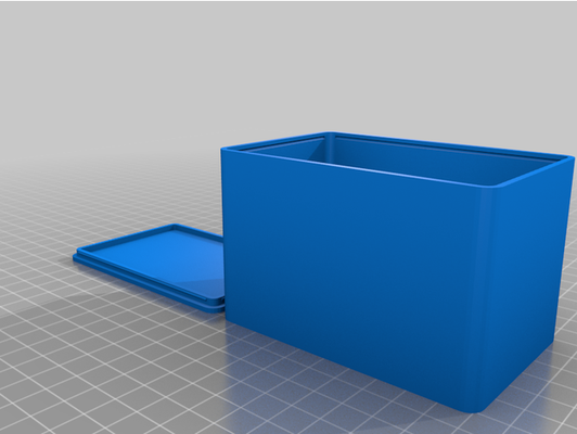 my customized box snap on cover - parametrised openscad by stephen78a 3d print model - Mito3D