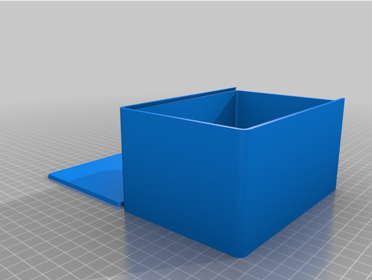 my customized parametric box sliding lid by kktibinha 3d print model - Mito3D