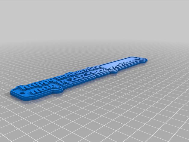 my cort multiline tag or keychain by puggybug 1 customized 3D print model - Mito3D