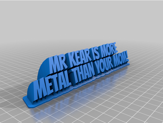 mr is metal mamá by kingofolms27 personalizado 3d print model - Mito3D