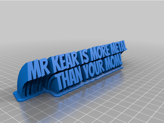 mr is metal mamá by kingofolms27 personalizado 3d print model - Mito3D
