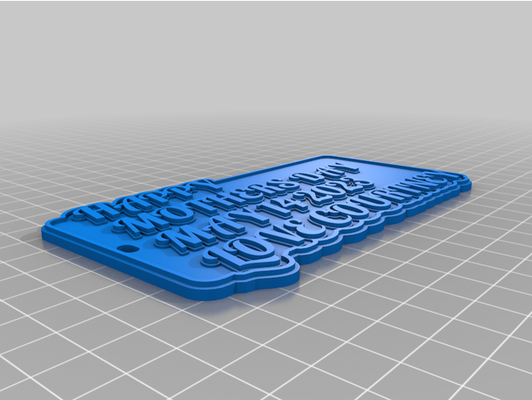 m2nd marry customized multiline tag or keychain by puggybug 1 3d print model - Mito3D