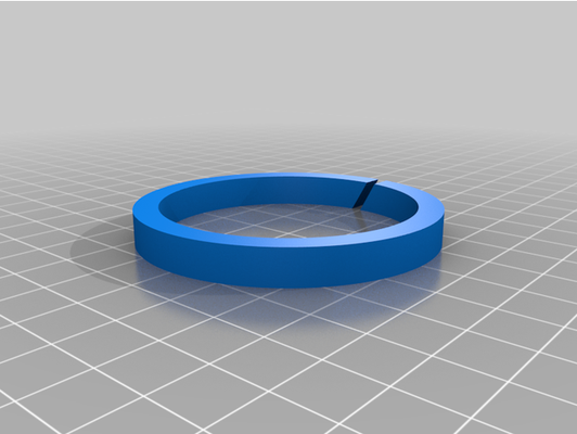 my customized rolling pin spacer 53mm diameter by redgamemaster 3d print model - Mito3D