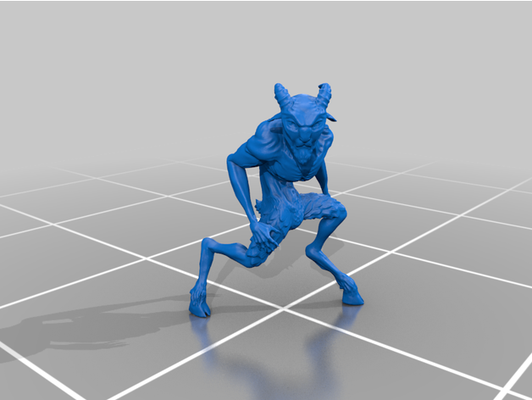 fauno - faun by jaimezegpi dovetail fairy fantasy god 3d print model - Mito3D